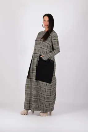 Maxi Plaid Dress LARA