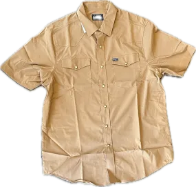 Mens Kimes Ranch Rio SS-Dress Shirt - WW Brown