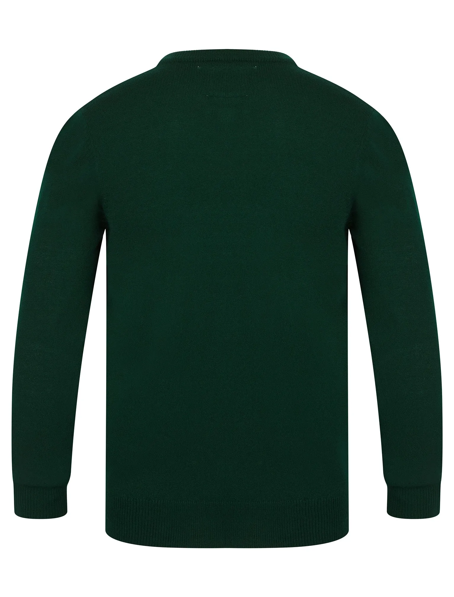 Men's Sexy And I Ho It Workout Motif Novelty Knitted Christmas Jumper in Holly Green - Merry Christmas