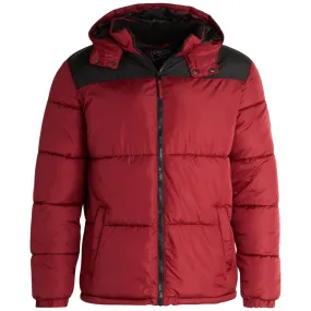 Men's Winter Jacket Dark Red - Bass Creek