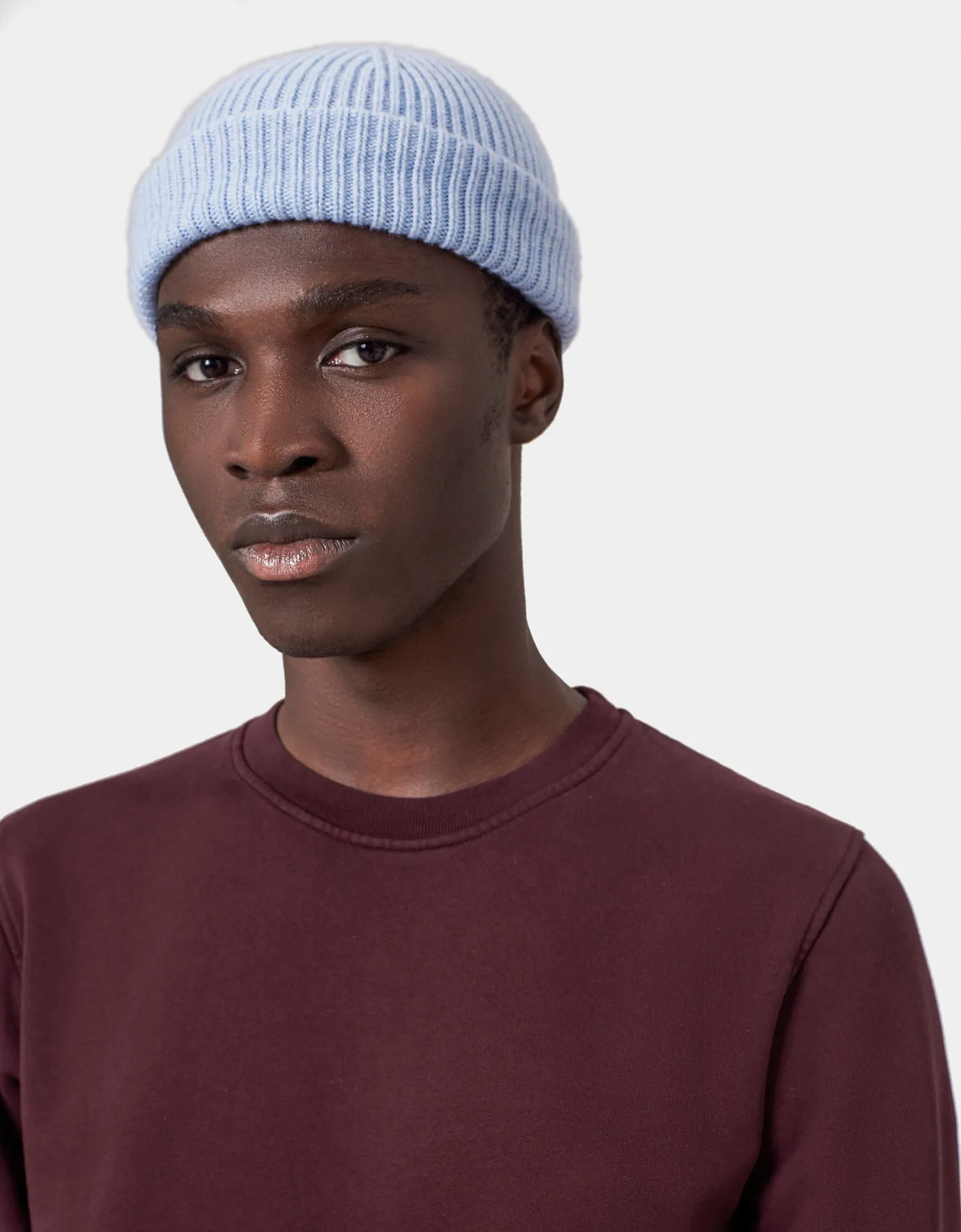 Merino Wool Beanie - Ivory White