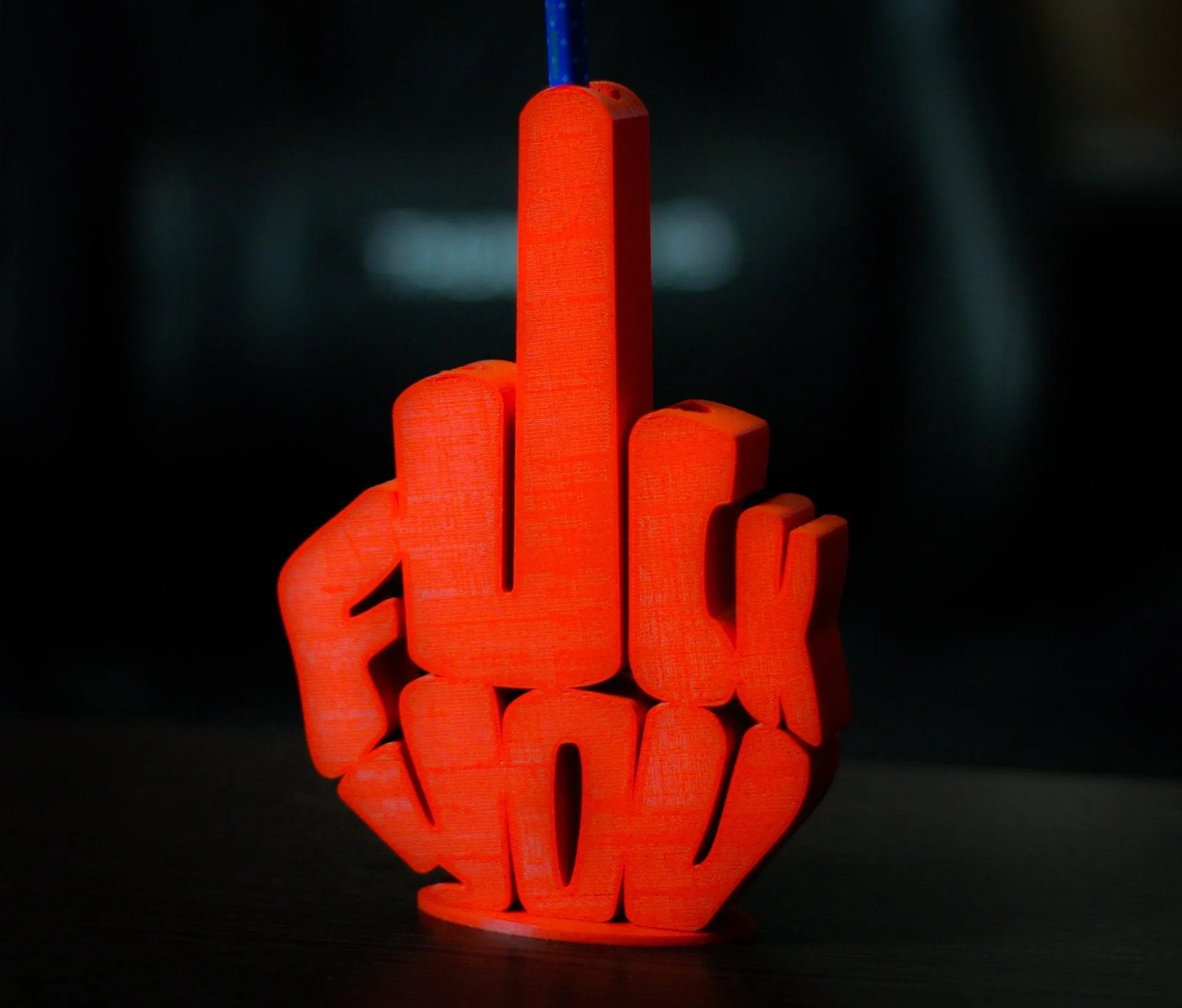 Middle Finger Pencil Holder - Unique Pen Cup and Desk Accessory