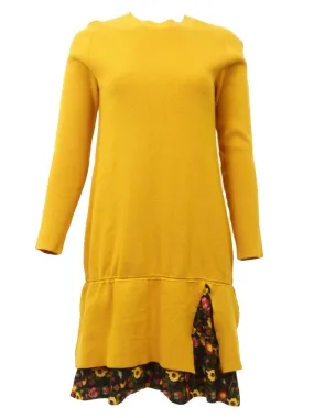 Miss Donna Mustard Knit Dress