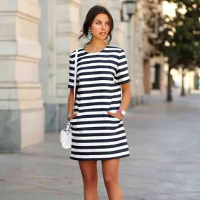 New apparel women dress casual straight striped sexy mini dresses self portrait dress forever hipster kawaii DCD-16308 21