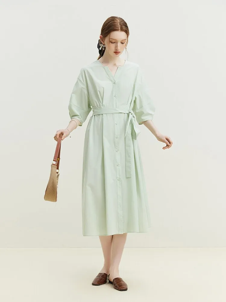 Nsquared Long Cotton Shirt Dress for Women’s