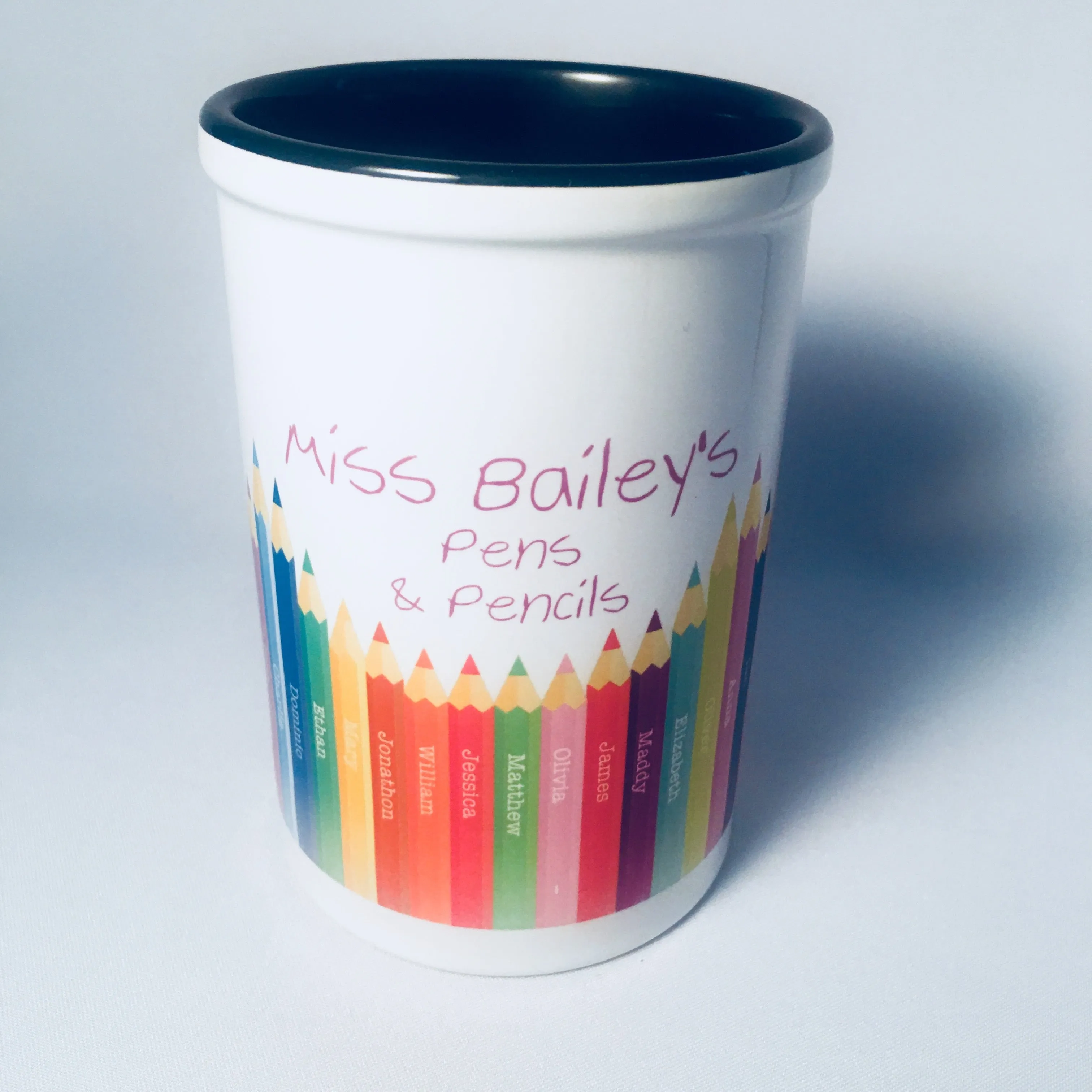 Personalised Pencils Teacher Pen Pot