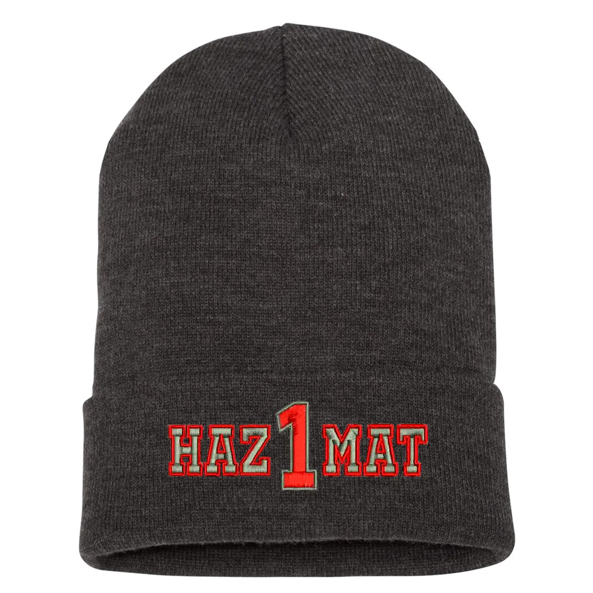 Personalized Haz Mat Cuffed Beanie