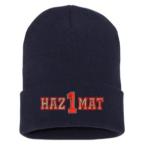 Personalized Haz Mat Cuffed Beanie