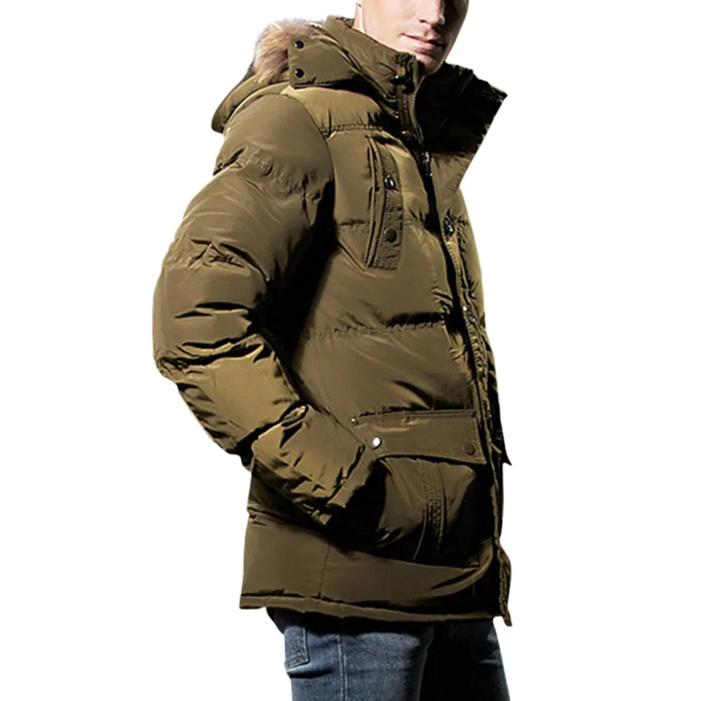 Quilted Puffer Jacket DarkOliveGreen