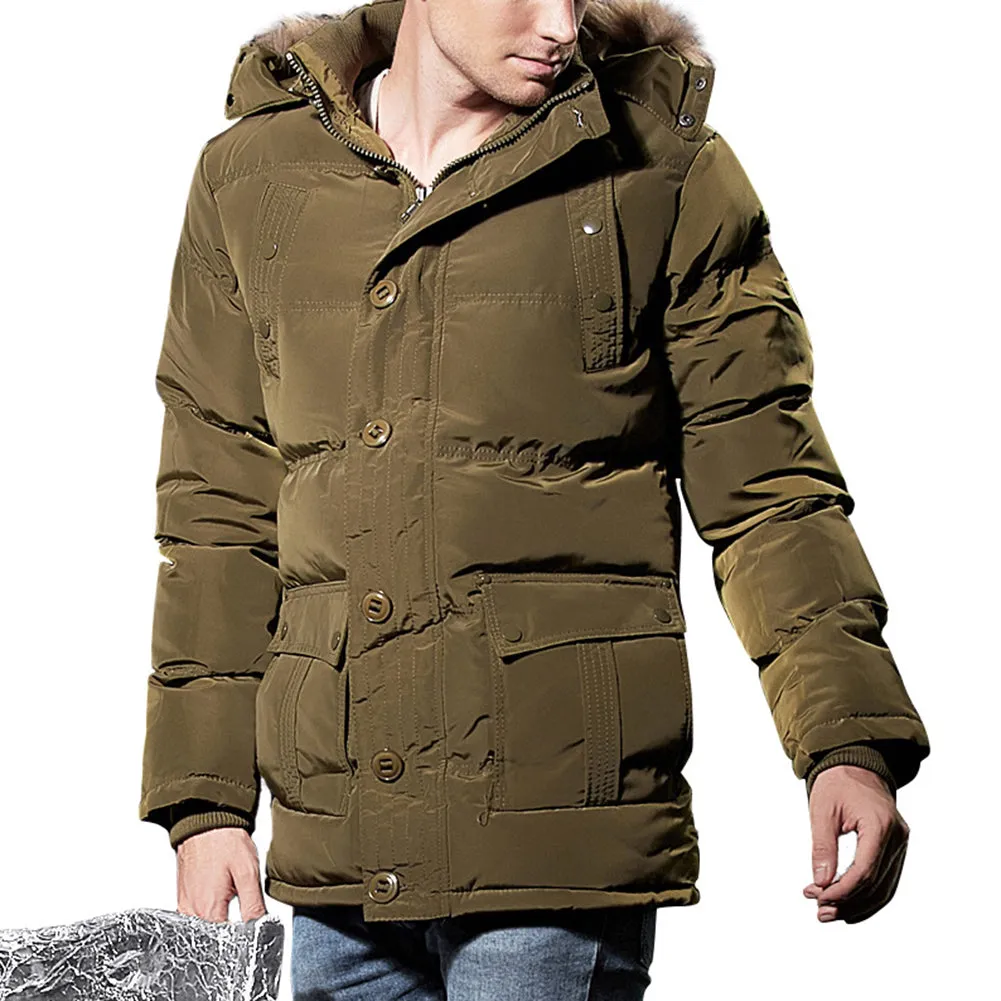 Quilted Puffer Jacket DarkOliveGreen