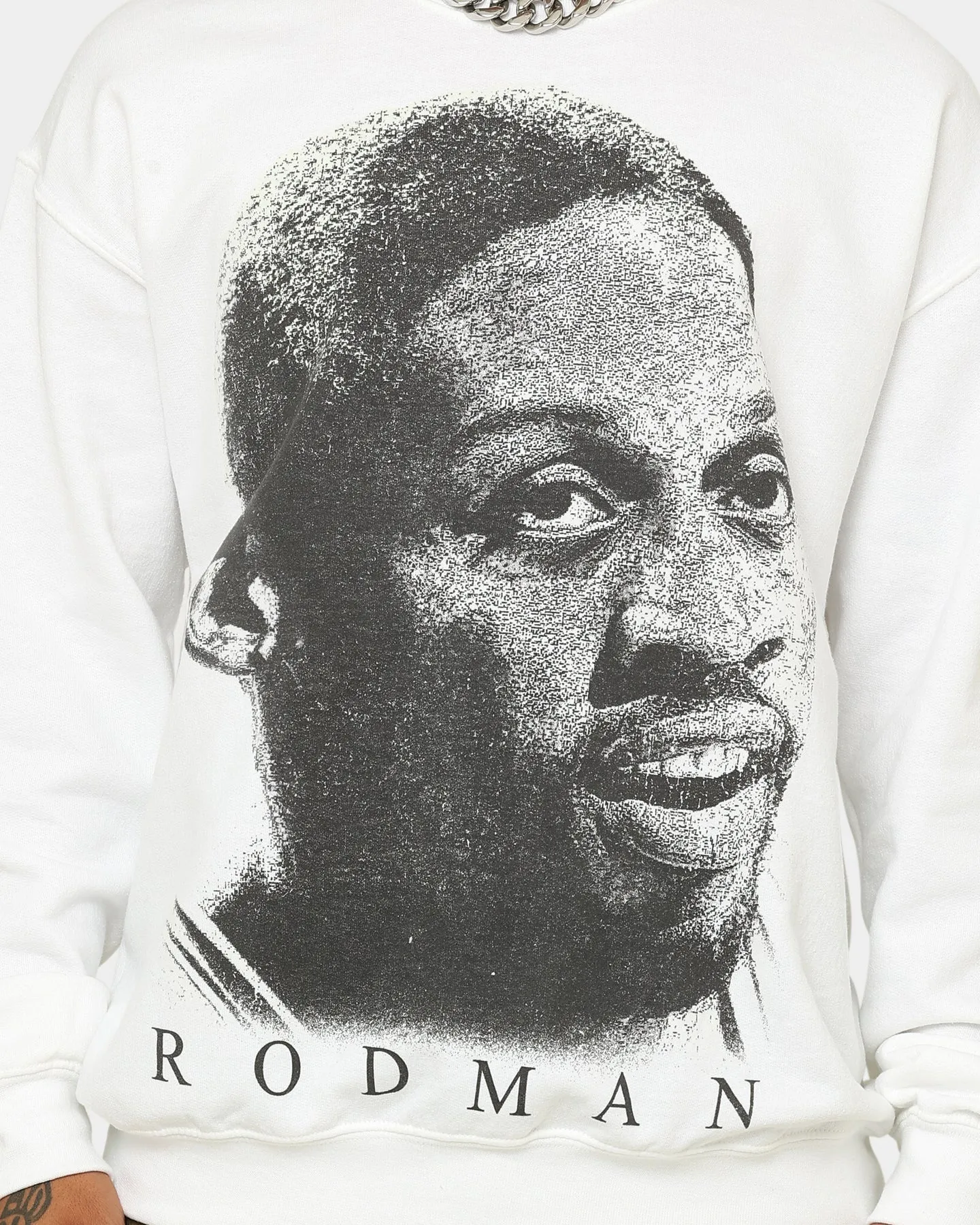 Rodman Brand Rodman Face UV Crewneck White