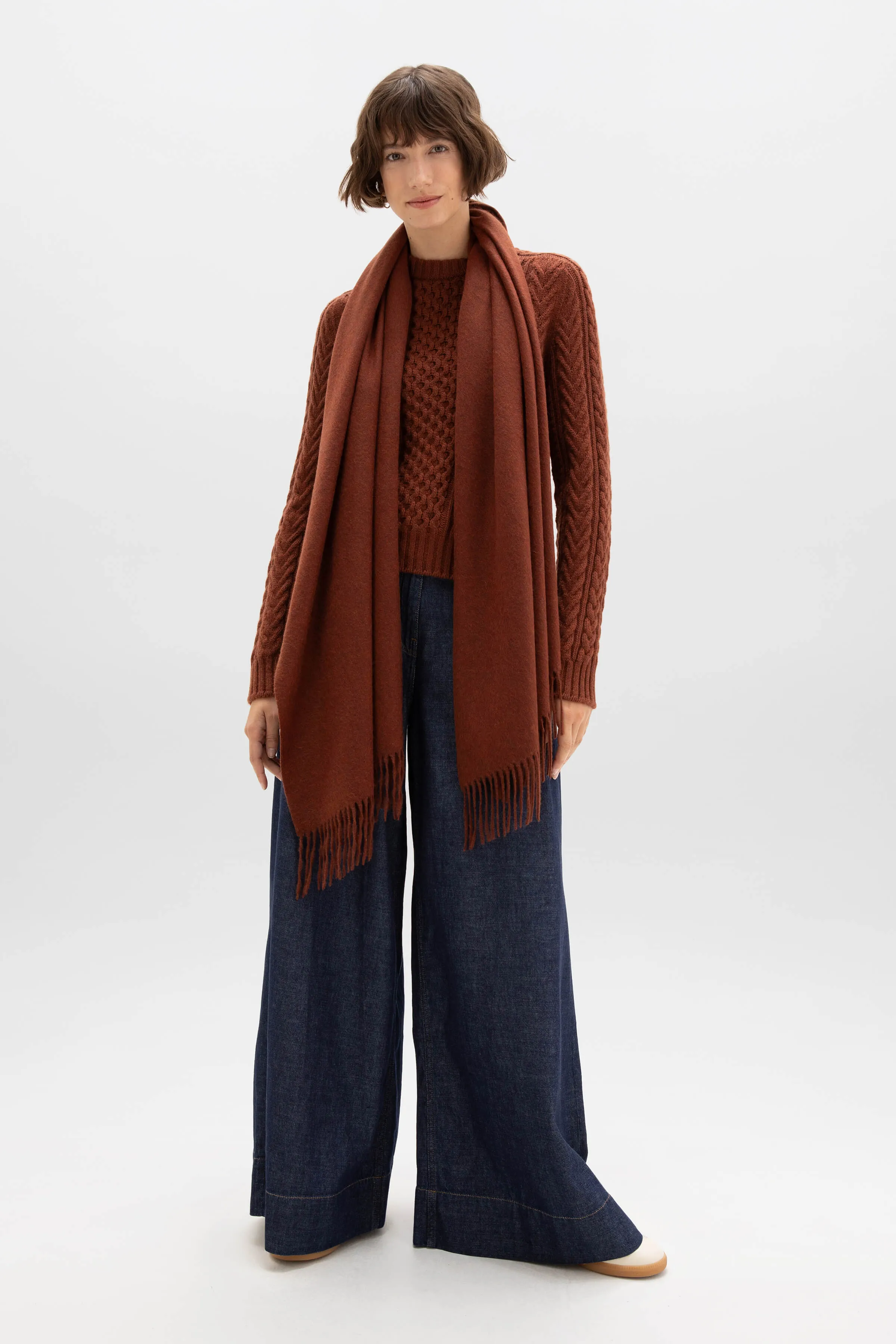 Russet Cashmere Stole