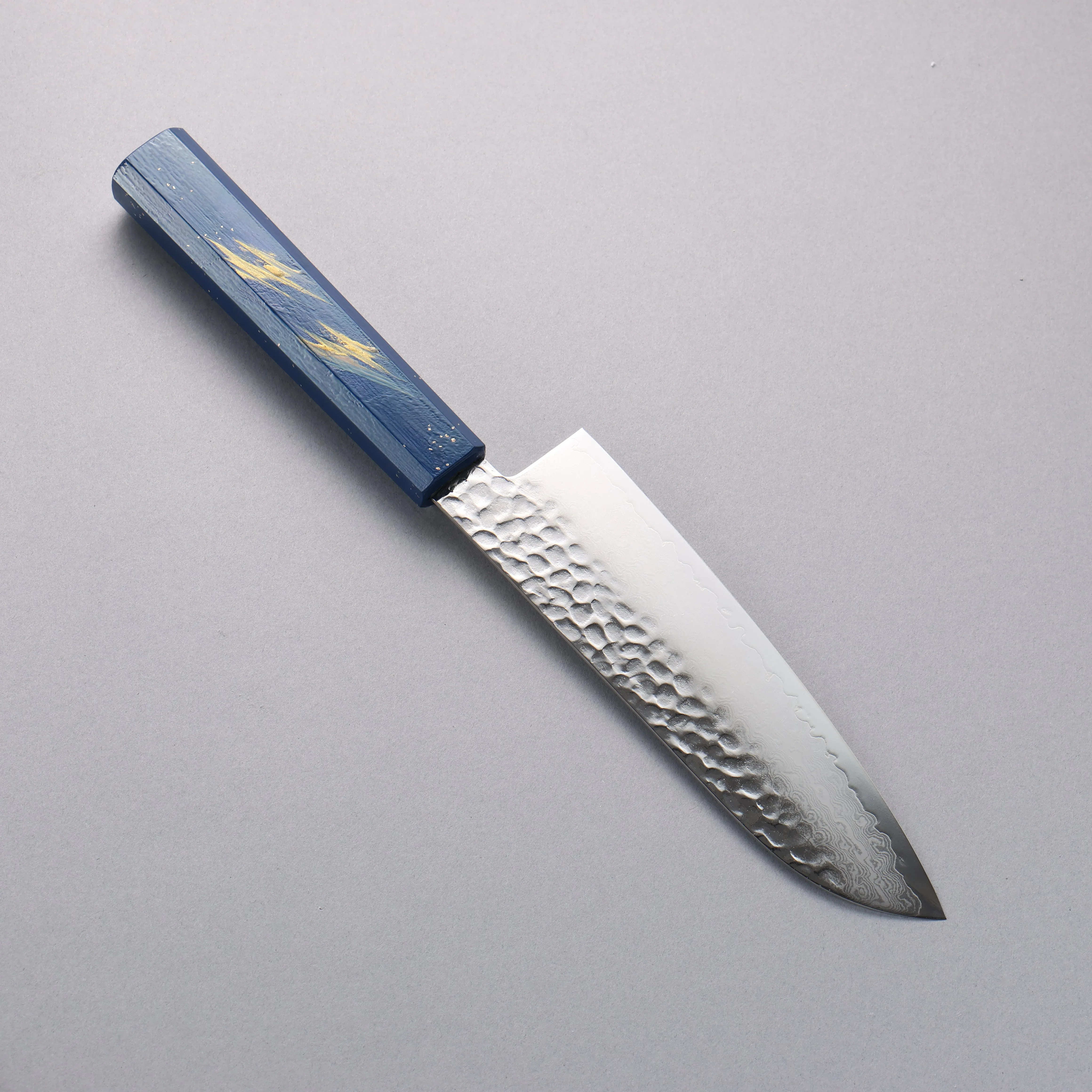 Sakai Takayuki VG10 33 Layer Damascus Santoku 170mm Live oak Lacquered (Saiseki) Handle