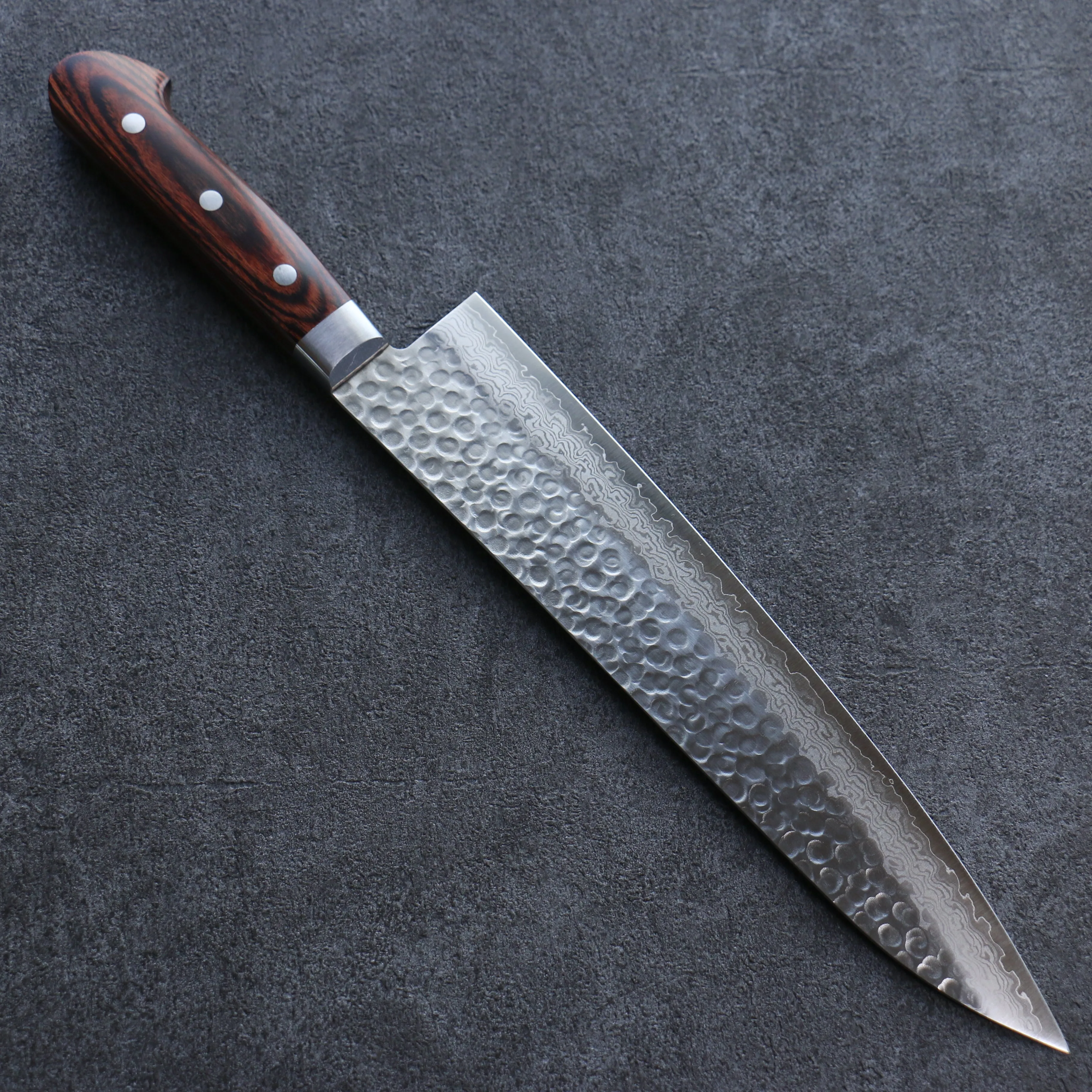 Seisuke VG10 17 Layer Damascus Gyuto 270mm Mahogany Handle