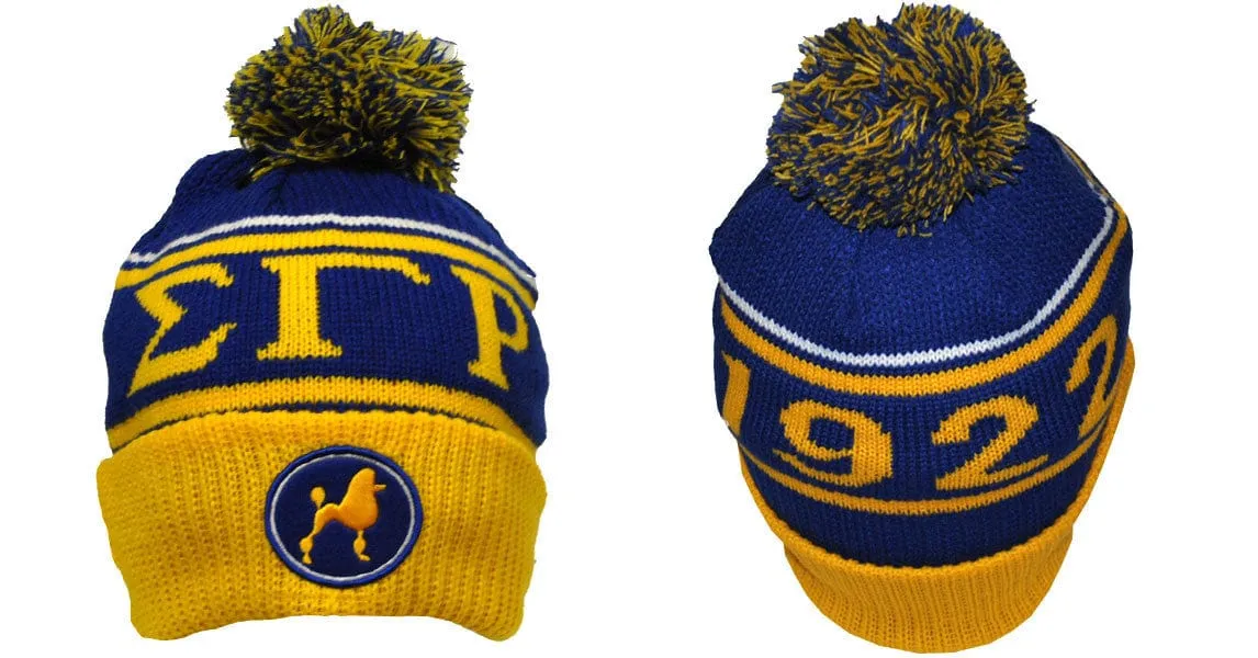 Sigma Gamma Rho Poodle Beanie