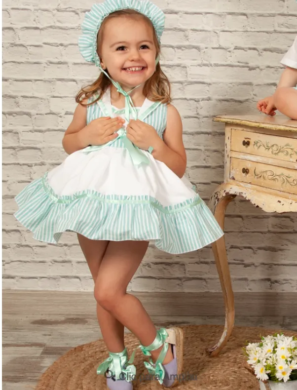 Sonata Mint Stripe Dress