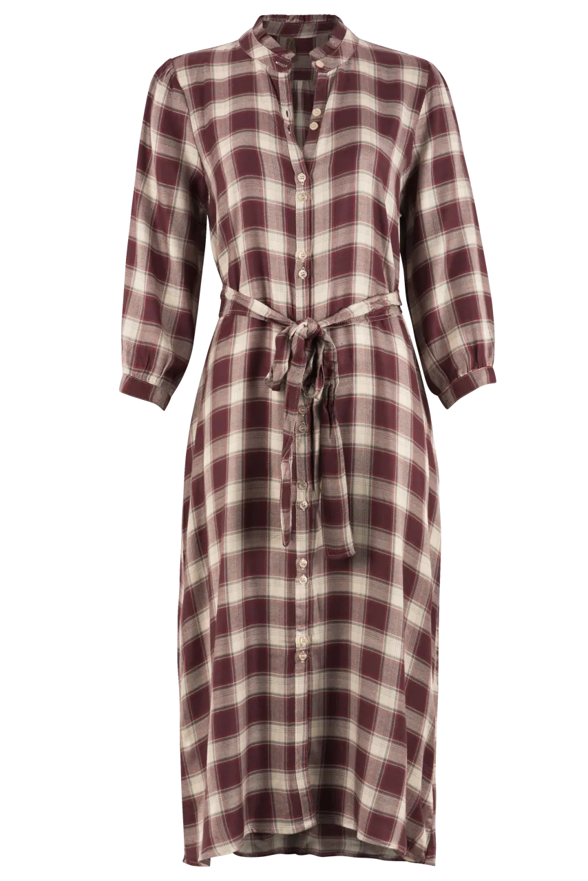 Stetson Women's Gaucho Plaid Prairie Shirt Dress