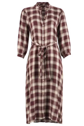 Stetson Women's Gaucho Plaid Prairie Shirt Dress