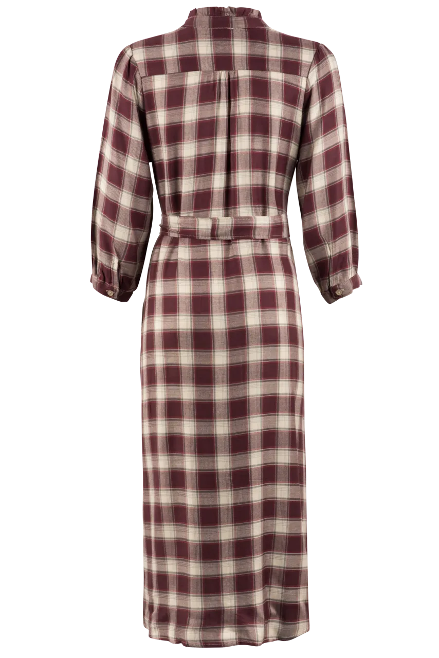 Stetson Women's Gaucho Plaid Prairie Shirt Dress