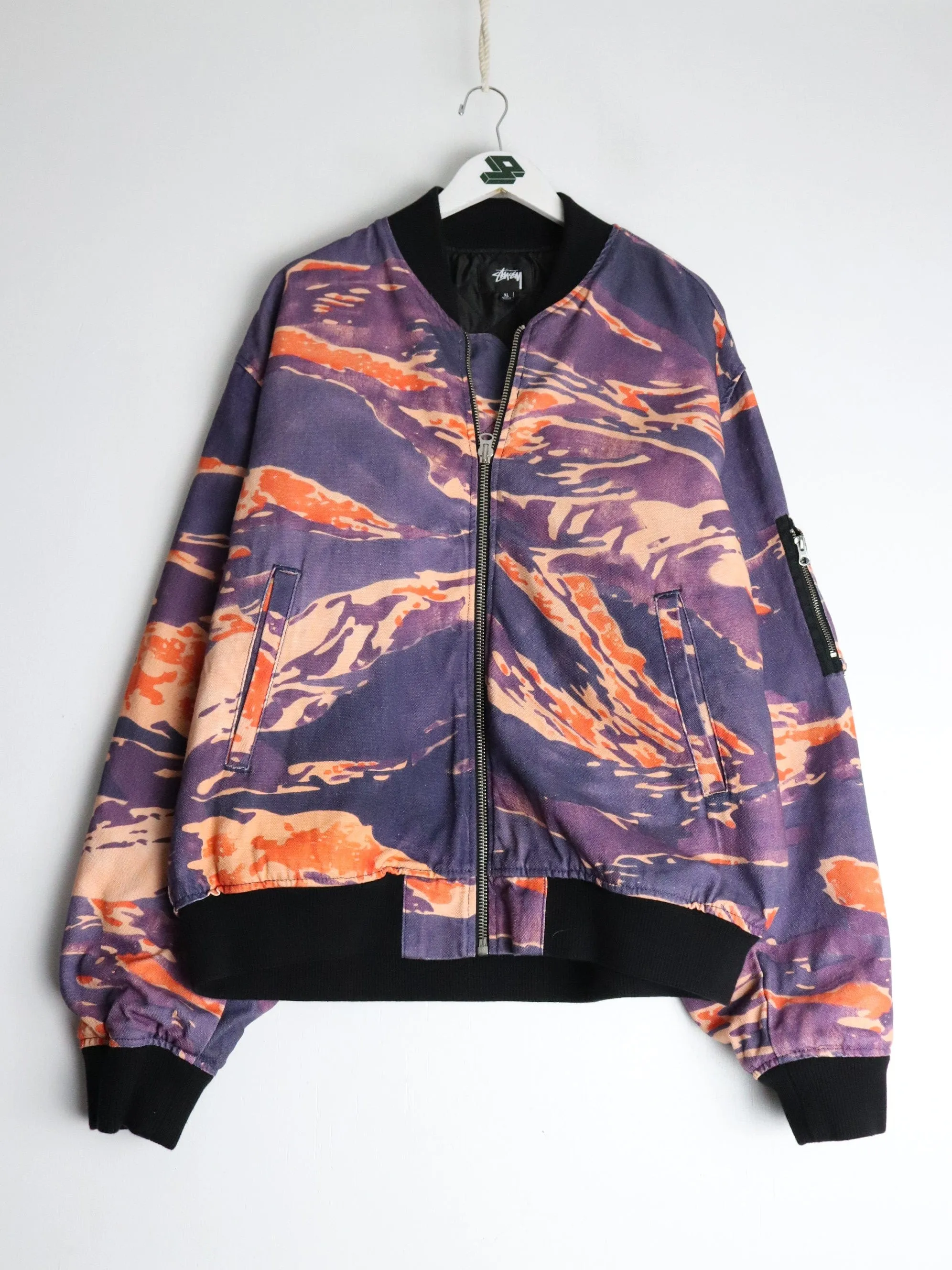 Stussy Tigris Canvas Bomber Jacket