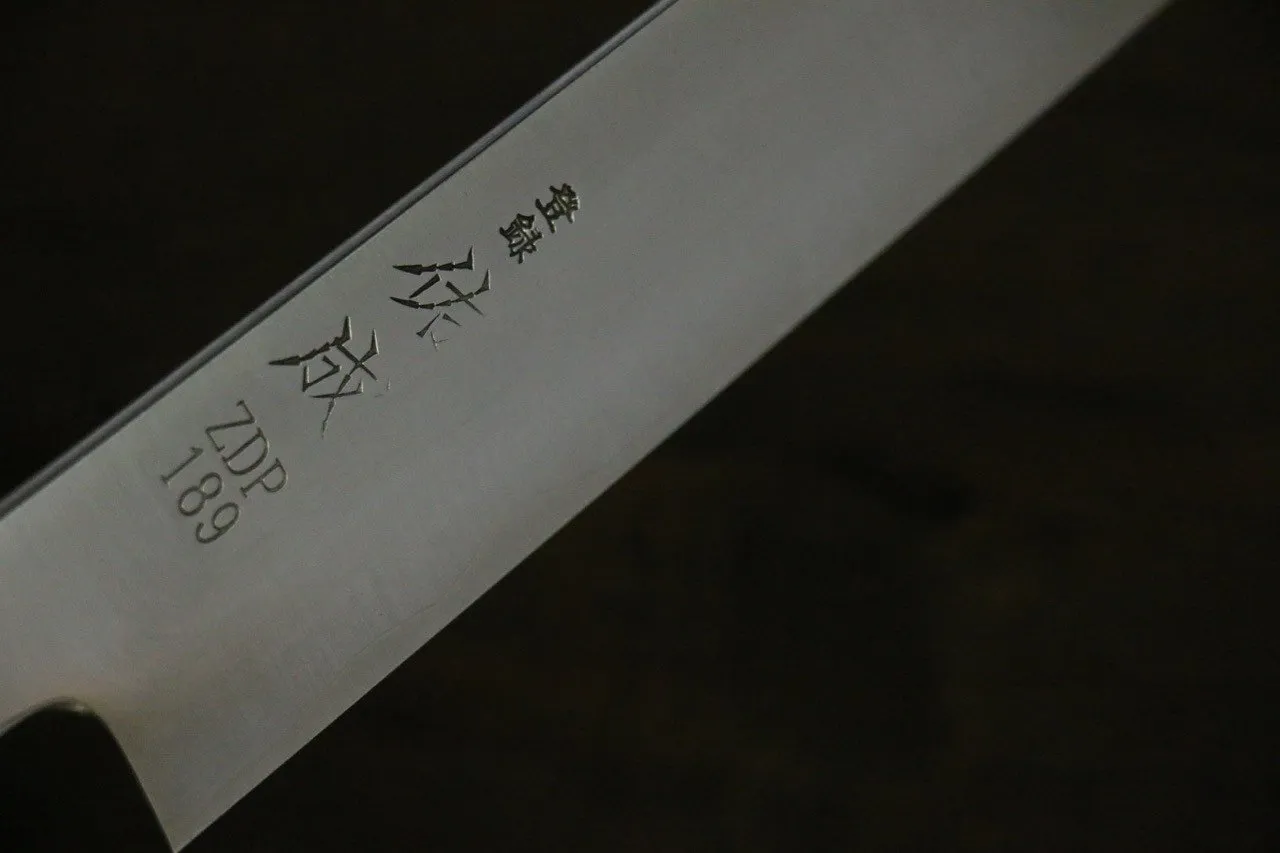 Sukenari ZDP189 3 Layer Sujihiki 270mm Magnolia Handle