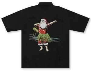 Tori Richard Men's Jolly Hula SS Shirt/Black