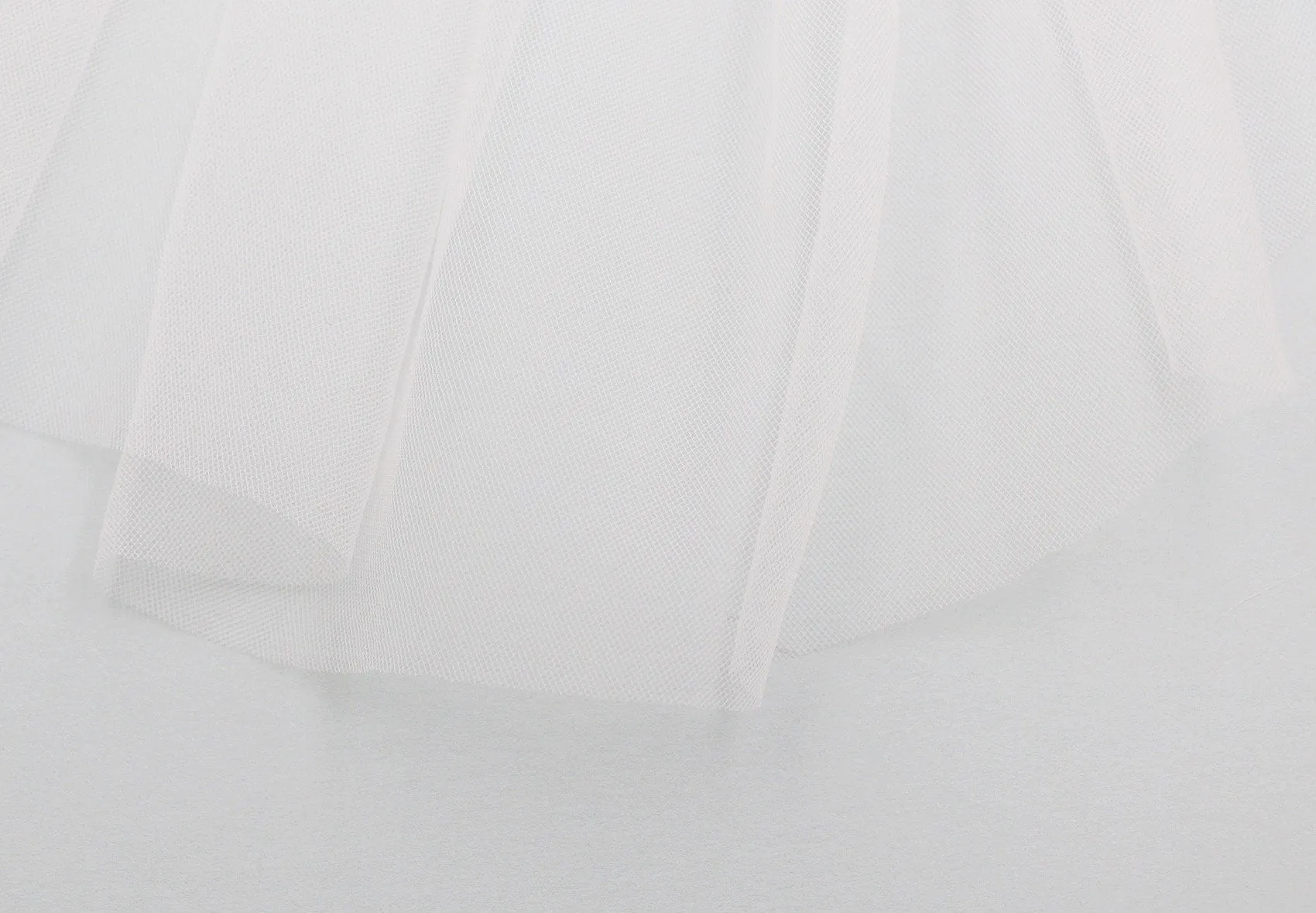 Two Layer Plain Edge Wedding Veil