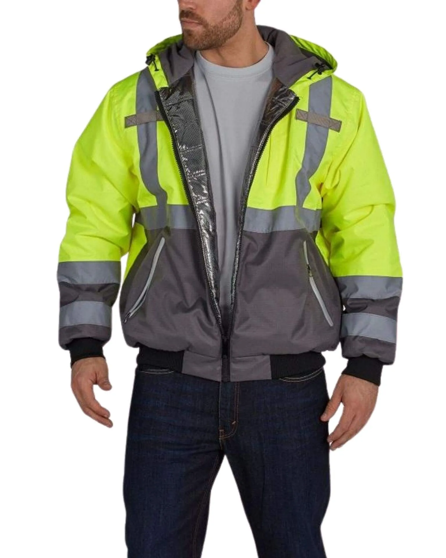 UHV883 HiVis Warm Up Bomber