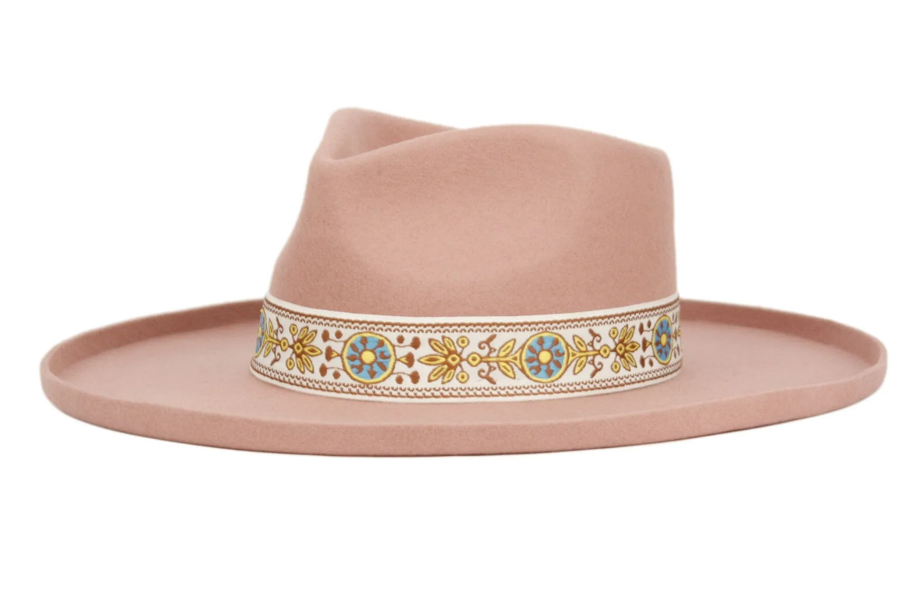 Uptown | Pencil Curl Wide Brim Fedora Hat