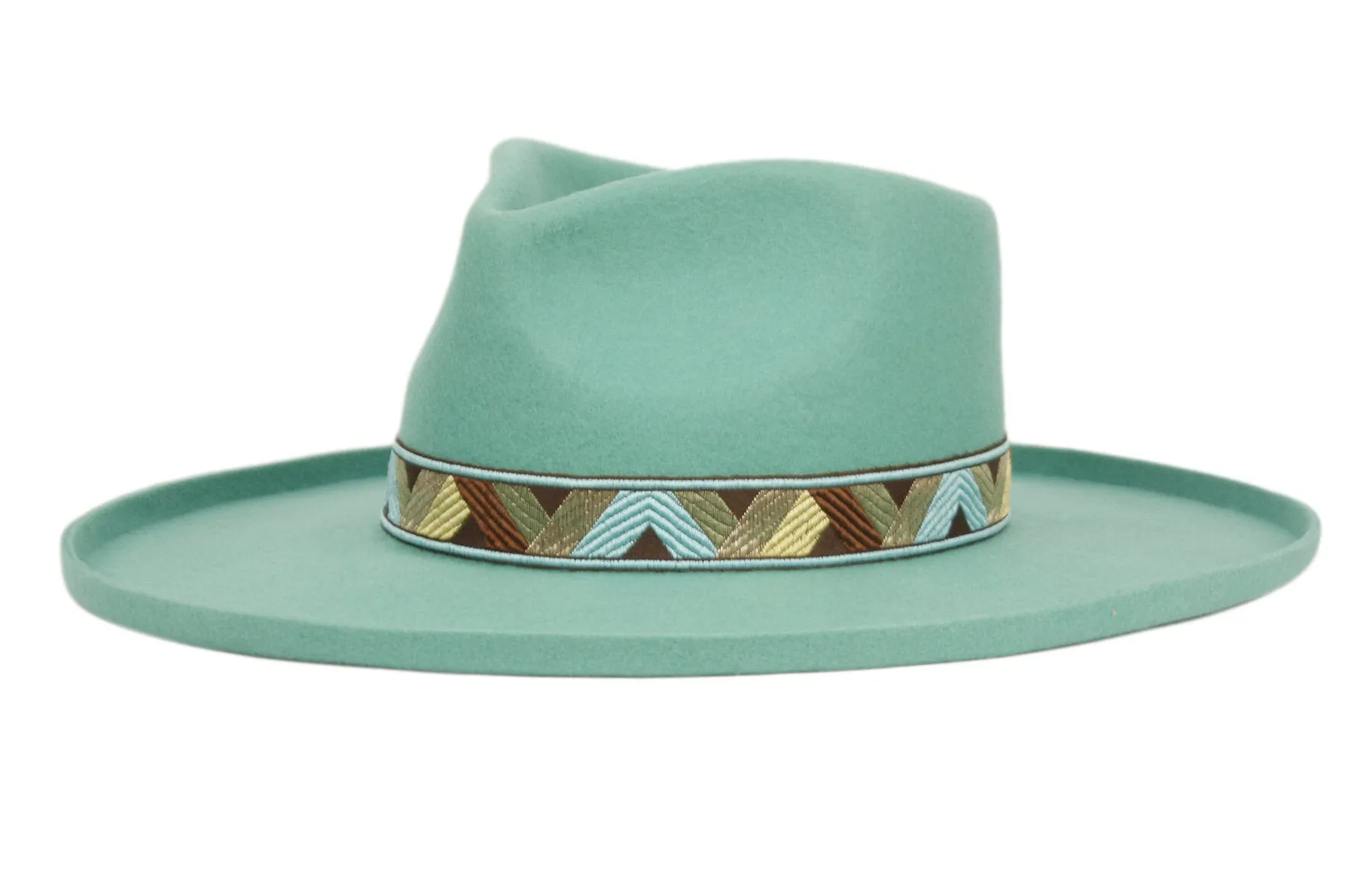 Uptown | Pencil Curl Wide Brim Fedora Hat