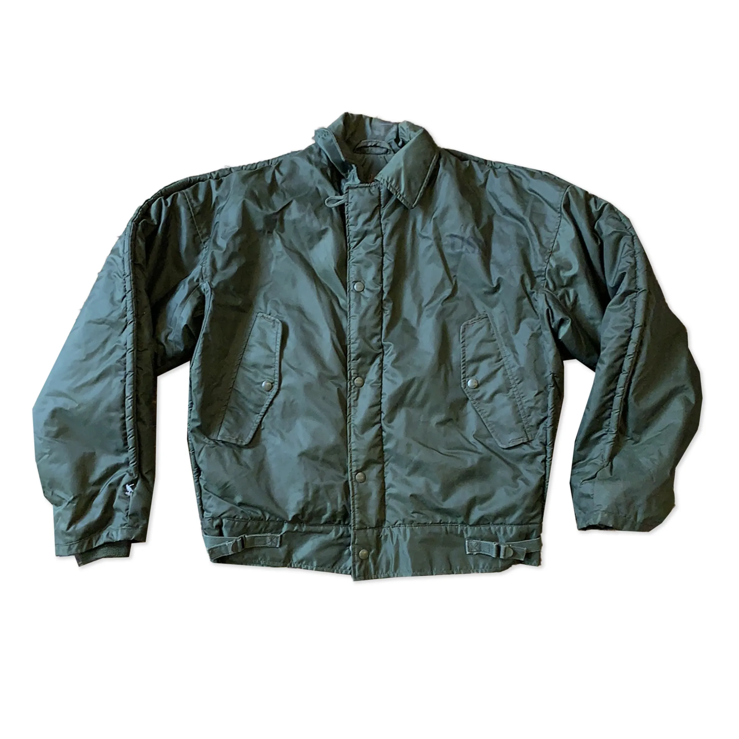 US navy green jacket with vest