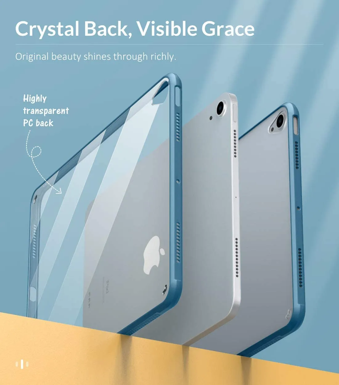 Venture Series Clear Hard Shell Case - iPad Air 10.9" and iPad Air 11" M2