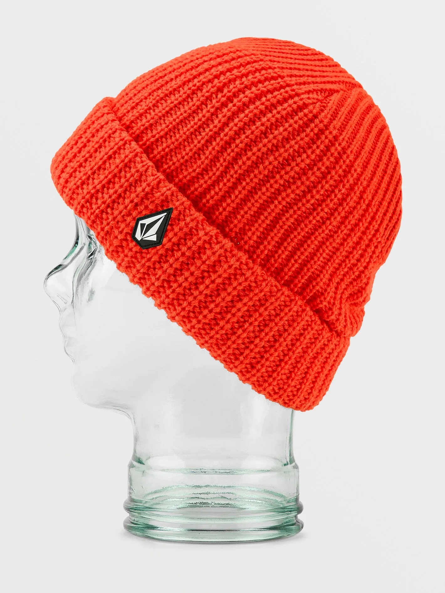 Womens Voluxe Beanie - Orange Shock