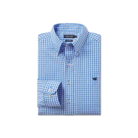 Youth Brentwood Gingham Performance Dress Shirt